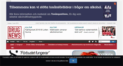 Desktop Screenshot of drugnews.nu