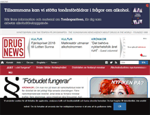 Tablet Screenshot of drugnews.nu